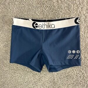 Ethika Subzero Performance Mens Boxer Briefs Navy Blue Small Athletic Trunks